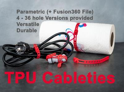 TPU Cabletie different lengths  parametric Fusion