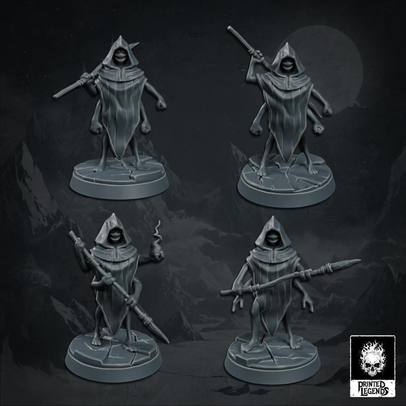 Yukinbo Warriors x4 (25mm Bases)