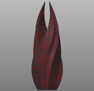 Dead Space Marker - Smoothed, Engraved, Hollowed, Colored   
