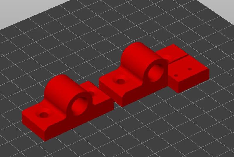 Anet A8 plus y rod supports   