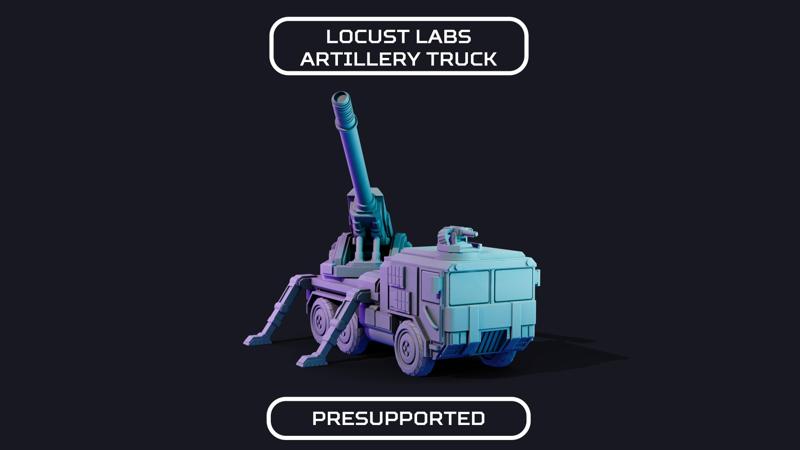6mm Artillery Truck
