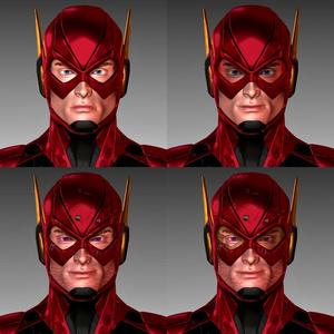 Flash Headsculpt - One12 scale Kill the justice league
