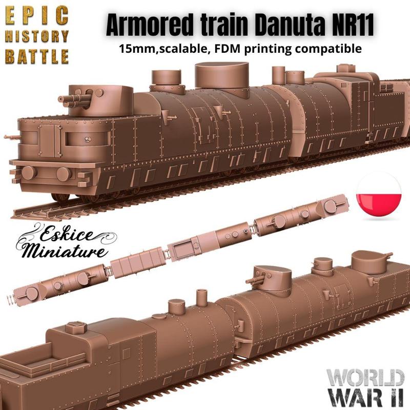 Armored train Danuta NR11 – 15mm for EHB