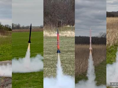 24mm Engine Model Rocket 