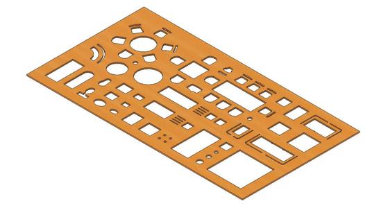 Architecture Template Scale 1:75
