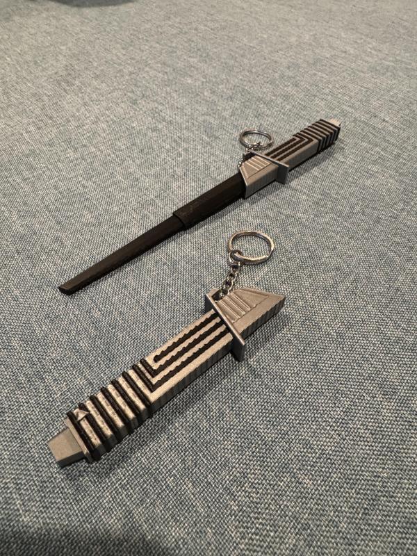 Darksaber Keychain (Retractable)