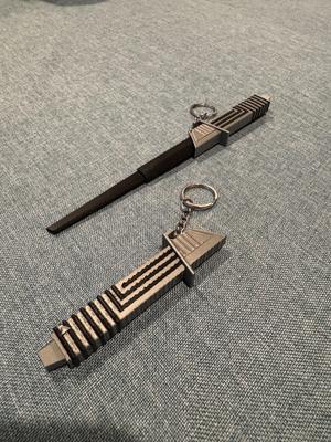 Darksaber Keychain (Retractable)