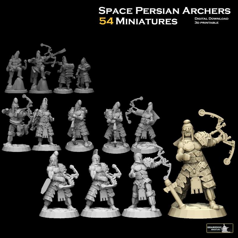 Space Persian Archers Megapack