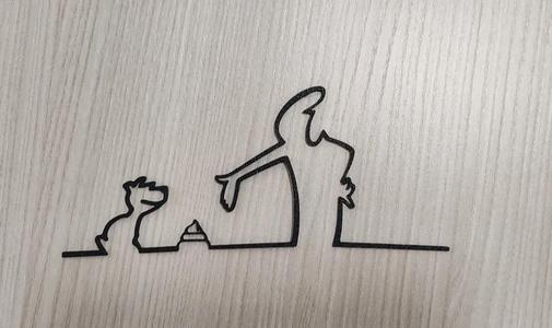 La linea – bad dog! – 2d wall art