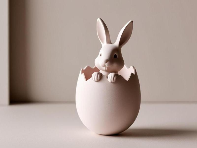 Lowpoly Modern Bunny