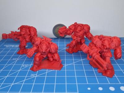 40K Red Angels Terminator Squad WarAxe 50K