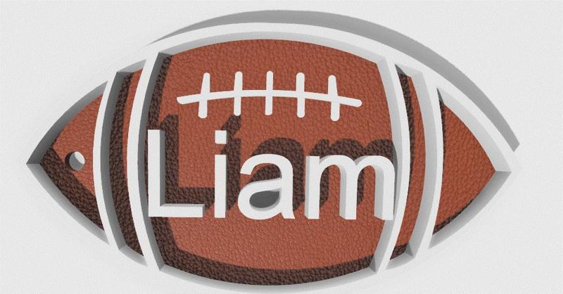 football name tags