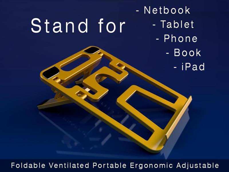 Print-in-Place Netbook&Tablet Stand