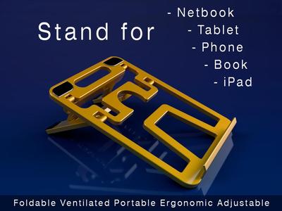 Print-in-Place Netbook&Tablet Stand
