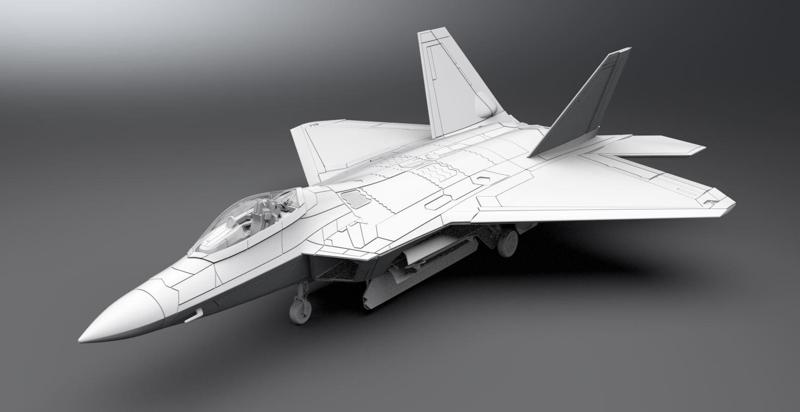 f22 Raptor Scale model