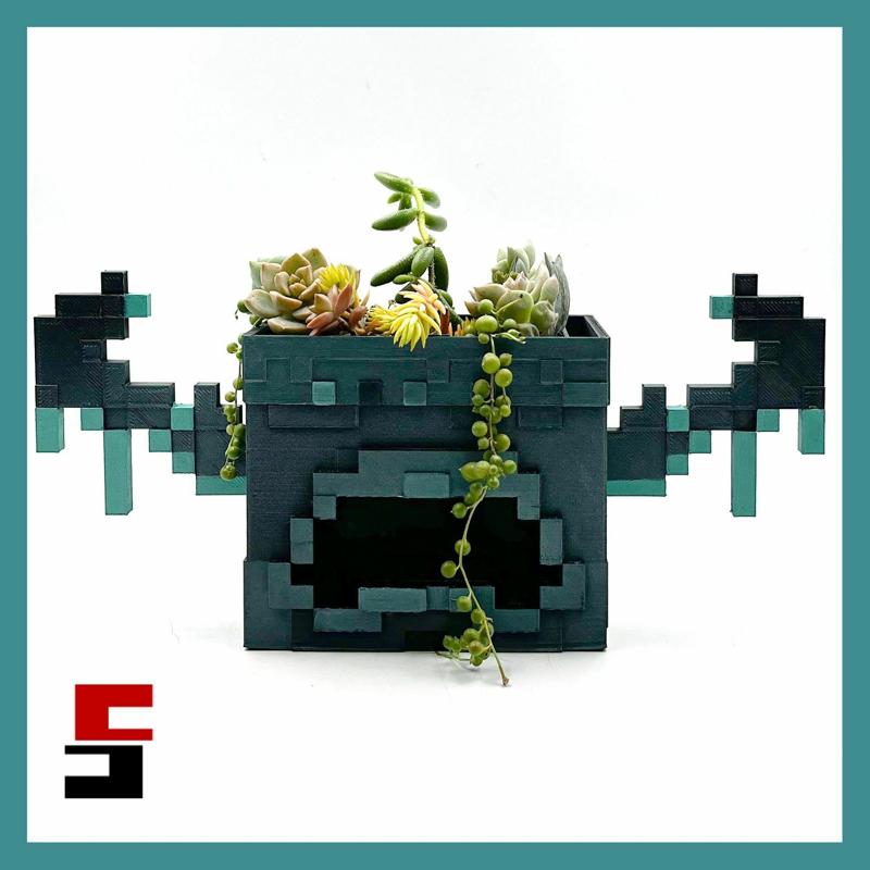 Minecraft Warden Planter Pot