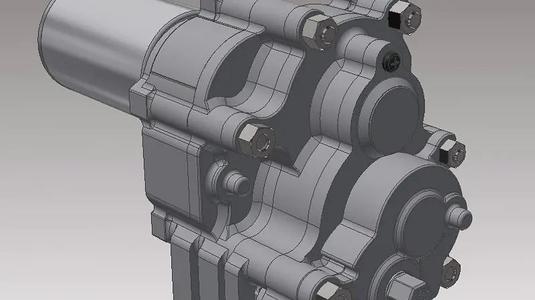 3D Printed Hummer H1 / Humvee Gearbox by AN3DRC