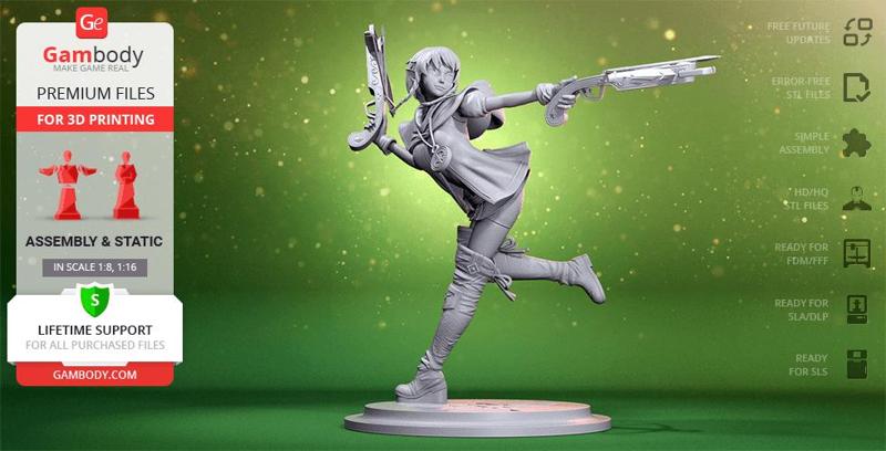 Linkle 3D Printing Figurine | Assembly