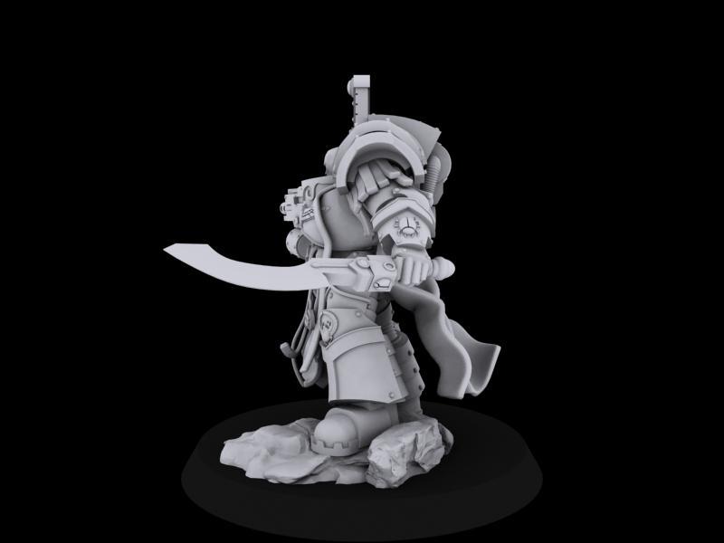 Many Sons Commander in Heavy Armour