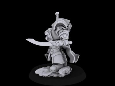 Many Sons Commander in Heavy Armour