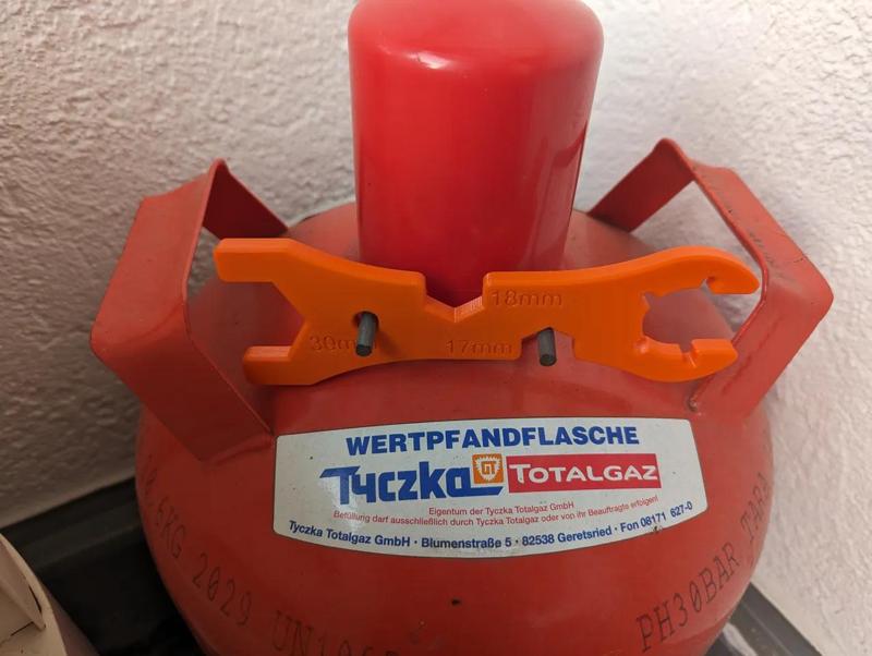 Gas Bottle / Cylinder / Regulator Spanner / Key — Gasflaschenschlüssel