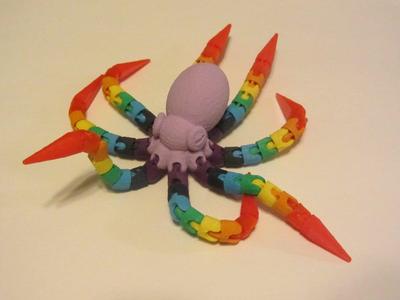 Ball-joint articulated octopus