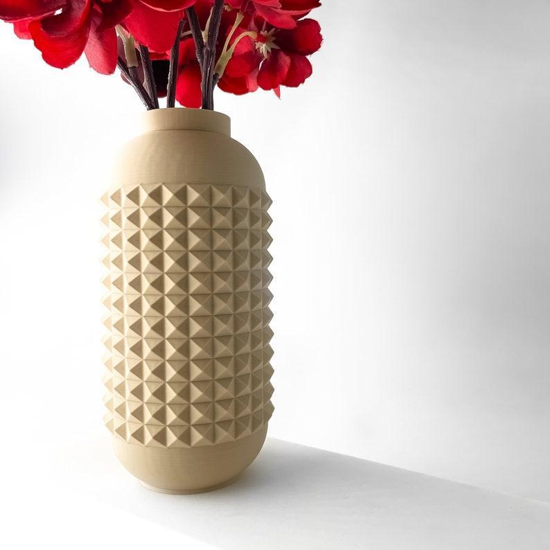 The Verdura Vase STL 3D Print File, Digital Download for 3D Printing, Home Decor Vase for Flowers and Plants