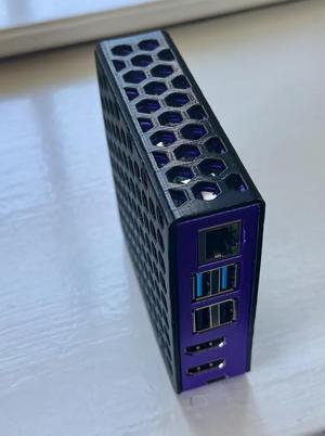 Book Case for Raspberry Pi 4 (Rpi4) and full-HDMI with SD card access