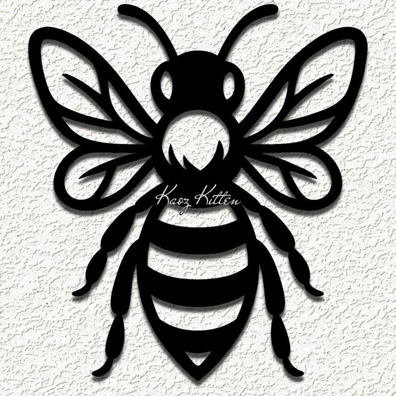 honey bee f wall art home decor
