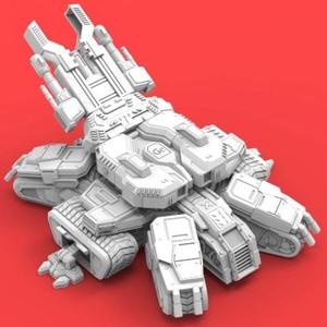 Siege Tank 3D Printing Model | Assembly + Action