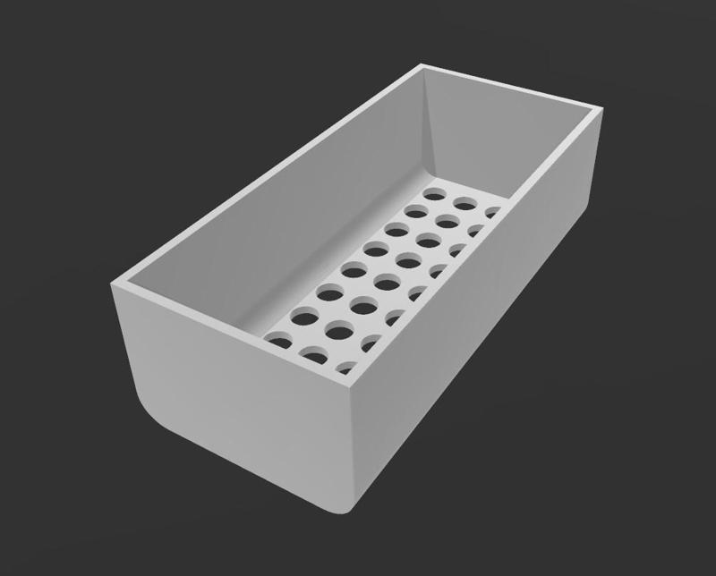 Concept Perforated Rounded Container