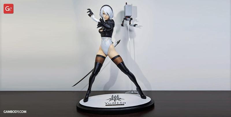 YoRHa 2B STL files for 3D printing | Assembly Model
