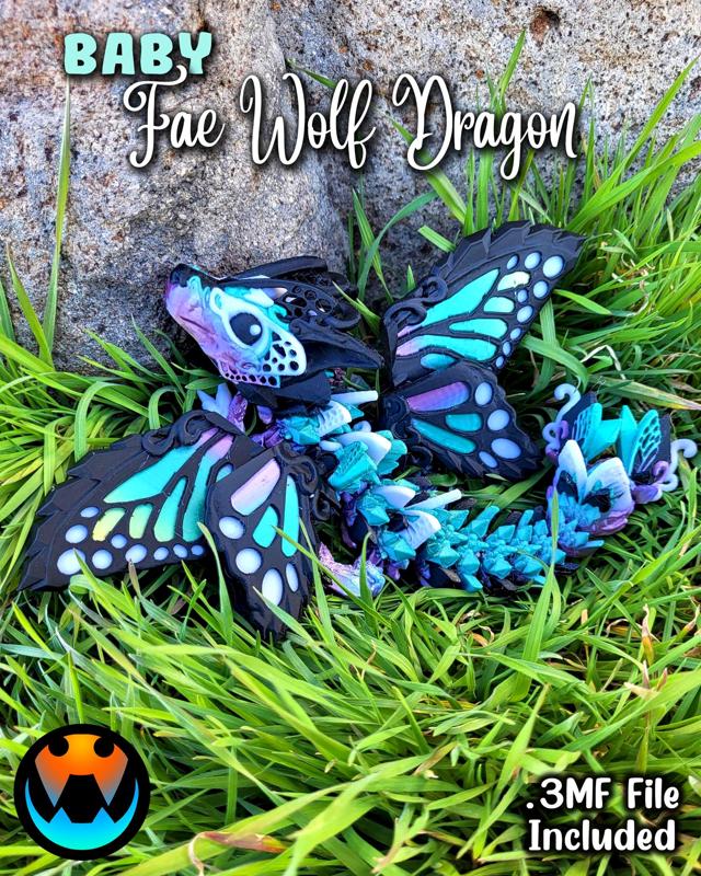Baby Fae Wolf Dragon
