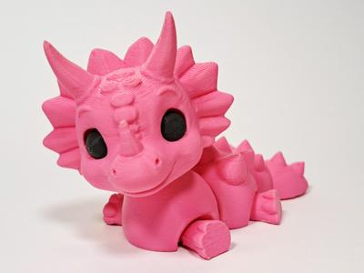 Articulated Triceratops Dinosaur-Dragon – (NO AMS)