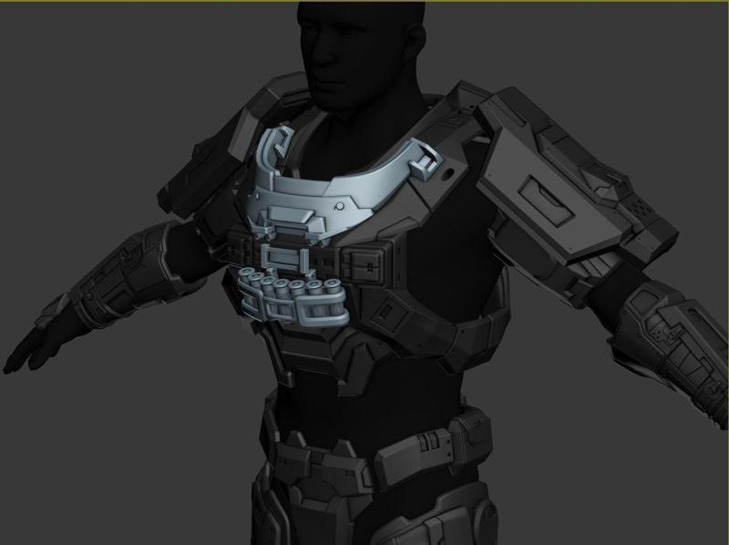 Modular Reach Collar Breacher Wearable 3D Print File