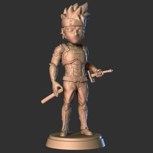 Kakashi with Cifi Gear Miniature – Mini FanArt