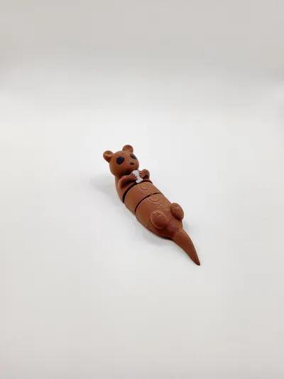 Free Flexi Sea Otter! Free 3d Model For 3d Printing!
