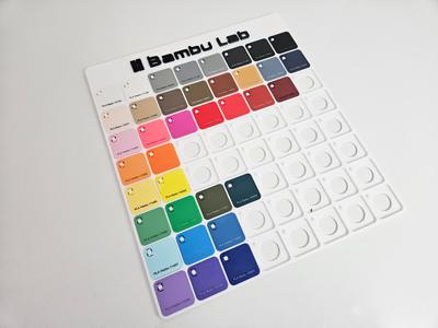 8×8 Bambu Swatch Display