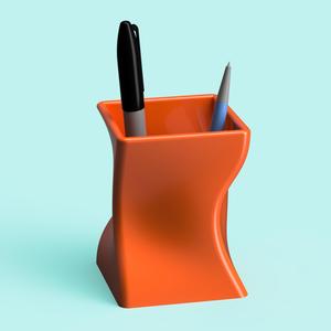 Organic Twist Pen Cup