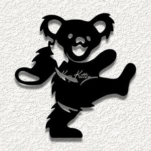 grateful bear wall art