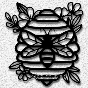 beehive wall art honey bee wall decor hive decoration