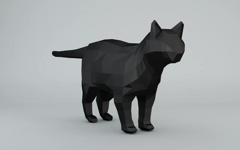 Lowpoly cat