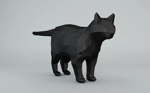 Lowpoly cat