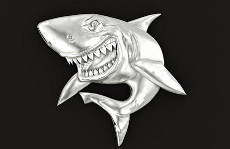 bas-relief shark