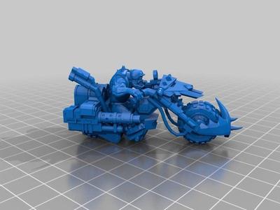 Ork biker of war