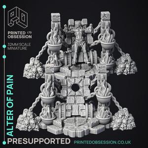 Corpses & Alter – 17 model pack – PRESUPPORTED Scenery – Hell hath no Fury – 32mm scale