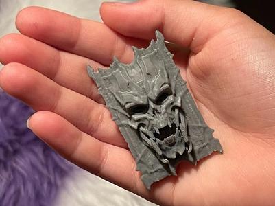 3d scanner test shield model