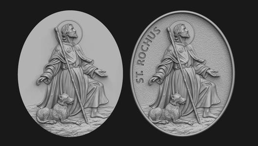 Saint Roch Patron Against Plague