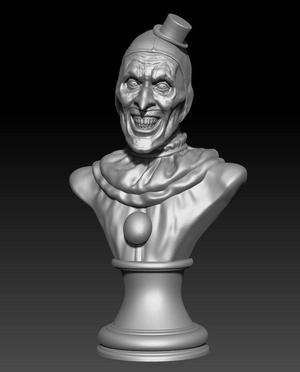 Clown bust of
