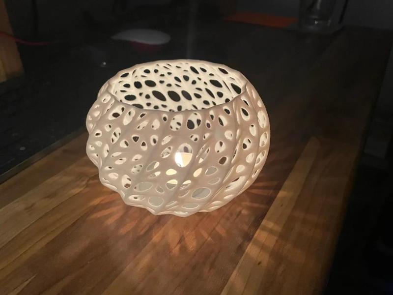 Yet Another Organic Tealight Lamp